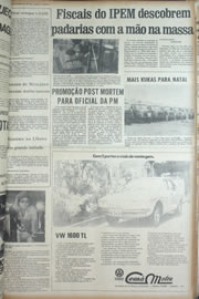 Página do jornal Correio do Ceará de abril de 1974
