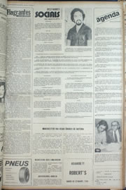 Página do jornal Correio do Ceará de abril de 1974