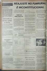Página do jornal Correio do Ceará de abril de 1974