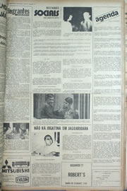 Página do jornal Correio do Ceará de abril de 1974