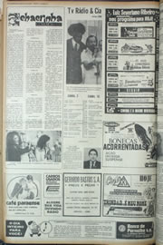 Página do jornal Correio do Ceará de abril de 1974