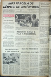 Página do jornal Correio do Ceará de abril de 1974