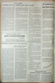 Página do jornal Correio do Ceará de abril de 1974