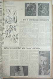 Página do jornal Correio do Ceará de abril de 1974