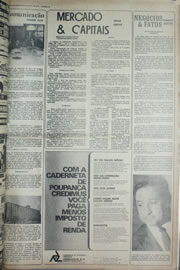Página do jornal Correio do Ceará de abril de 1974