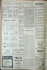 Página do jornal Correio do Ceará de julho de 1974