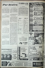 Página do jornal Correio do Ceará de julho de 1974