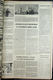 Página do jornal Correio do Ceará de julho de 1974