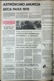 Página do jornal Correio do Ceará de julho de 1974