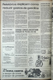 Página do jornal Correio do Ceará de julho de 1974
