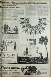 Página do jornal Correio do Ceará de julho de 1974