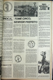 Página do jornal Correio do Ceará de julho de 1974