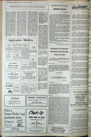 Página do jornal Correio do Ceará de julho de 1974