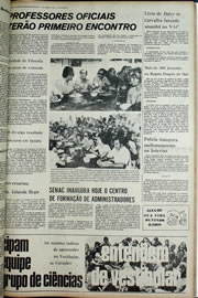 Página do jornal Correio do Ceará de julho de 1974