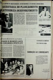 Página do jornal Correio do Ceará de julho de 1974
