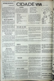 Página do jornal Correio do Ceará de julho de 1974