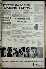 Página do jornal Correio do Ceará de julho de 1974