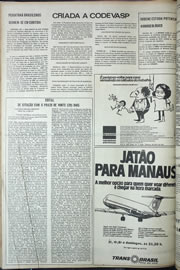 Página do jornal Correio do Ceará de julho de 1974