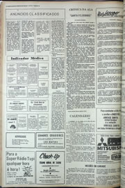 Página do jornal Correio do Ceará de julho de 1974