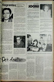 Página do jornal Correio do Ceará de julho de 1974