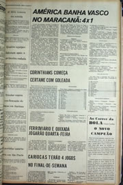 Página do jornal Correio do Ceará de agosto de 1974