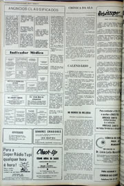 Página do jornal Correio do Ceará de agosto de 1974