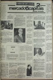 Página do jornal Correio do Ceará de agosto de 1974