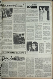 Página do jornal Correio do Ceará de agosto de 1974