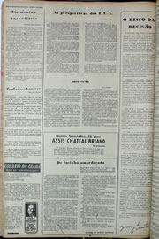 Página do jornal Correio do Ceará de agosto de 1974