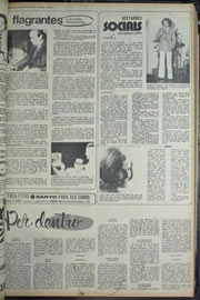 Página do jornal Correio do Ceará de agosto de 1974