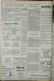Página do jornal Correio do Ceará de agosto de 1974