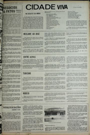 Página do jornal Correio do Ceará de agosto de 1974