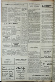 Página do jornal Correio do Ceará de agosto de 1974