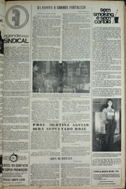 Página do jornal Correio do Ceará de agosto de 1974
