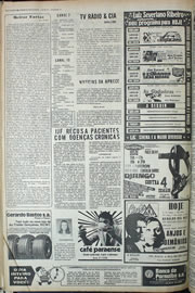 Página do jornal Correio do Ceará de setembro de 1974