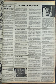 Página do jornal Correio do Ceará de setembro de 1974