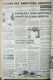Página do jornal Correio do Ceará de setembro de 1974