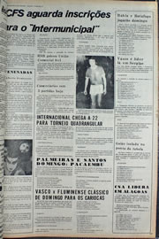 Página do jornal Correio do Ceará de setembro de 1974