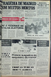Página do jornal Correio do Ceará de setembro de 1974