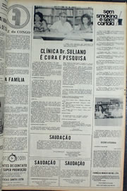 Página do jornal Correio do Ceará de setembro de 1974