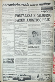 Página do jornal Correio do Ceará de setembro de 1974