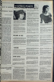 Página do jornal Correio do Ceará de setembro de 1974
