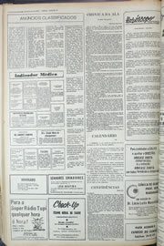 Página do jornal Correio do Ceará de setembro de 1974