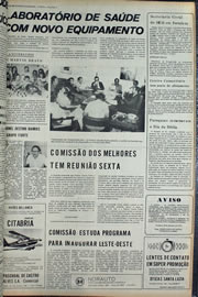 Página do jornal Correio do Ceará de setembro de 1974