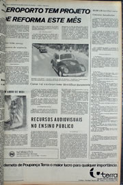 Página do jornal Correio do Ceará de setembro de 1974