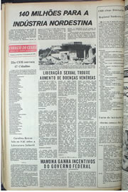 Página do jornal Correio do Ceará de setembro de 1974