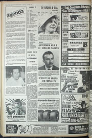 Página do jornal Correio do Ceará de setembro de 1974