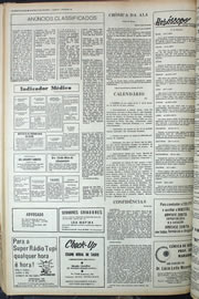 Página do jornal Correio do Ceará de setembro de 1974