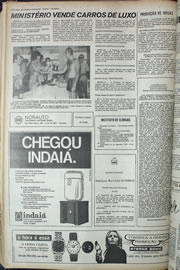 Página do jornal Correio do Ceará de setembro de 1974