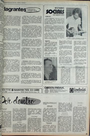 Página do jornal Correio do Ceará de setembro de 1974